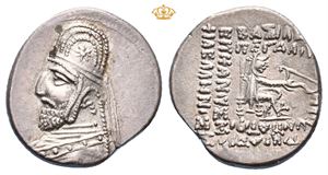 KINGS of PARTHIA. Mithradates III, 87-80 BC. AR drachm (4,14 g)