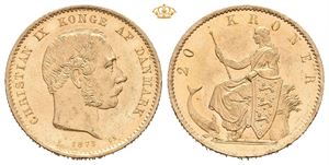 Christian IX, 20 kroner 1873