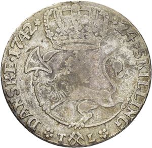 24 skilling 1742. S.2