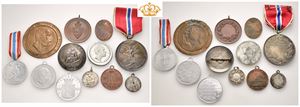 Lott 12 medaljer utført av Ivar Throndsen