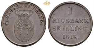 1 rigsbankskilling 1818