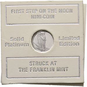 First step on the moon, platinum medal