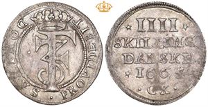 4 Skilling 1665
