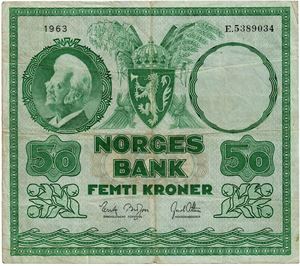 50 kroner 1963. E5389034