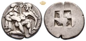 ISLANDS off THRACE, Thasos. Circa 480-463 BC. AR stater (9,02 g).