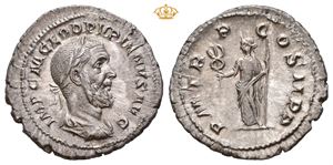 Pupienus, AD 238. AR denarius (2,93 g; 21 mm)