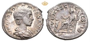 Julia Soaemias. Augusta, 218-222. AR denarius (2,93 g)