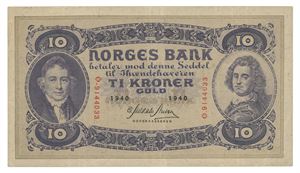 10 kroner 1940. Ø.9144033