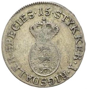 1/15 speciedaler 1798. S.6. Ex. Kjøpt av Oslo Mynthandel a/s, kjøpsdato 12/4-2011