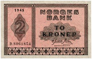 2 kroner 1945. D8061854