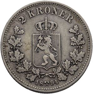 2 kroner 1894