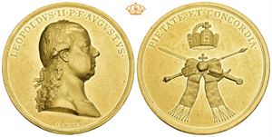 Coronation of Leopold II as emperor in Frankfurt ND (1790)