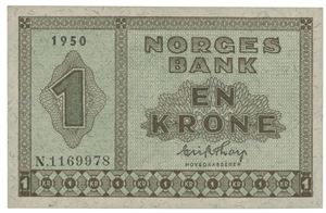 1 krone 1950 N 1169978.