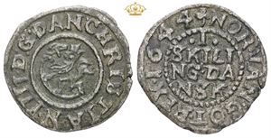1 skilling 1644. S.151
