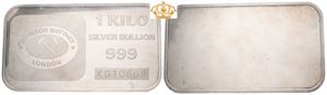Johnson Matthey, London, 1 kg .999 silver