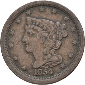 1/2 cent 1854