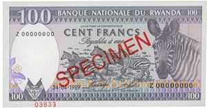 Rwanda 100 francs