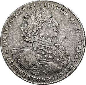 Peter I, rubel 1723. Red Mint