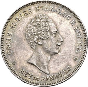 OSCAR I 1844-1859 Speciedaler 1856