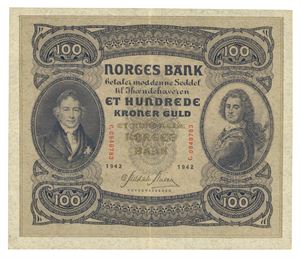 100 kroner 1942. C0948783