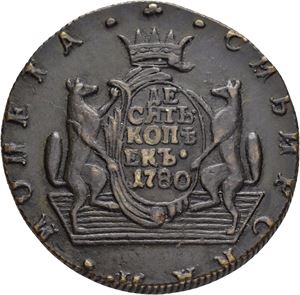 10 kopek 1780 KM