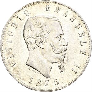 Vittorio Emanuele II, 5 lire 1875