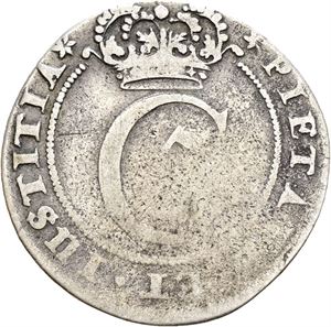 CHRISTIAN V 1670-1699, CHRISTIANIA 1 mark 1675. S.17