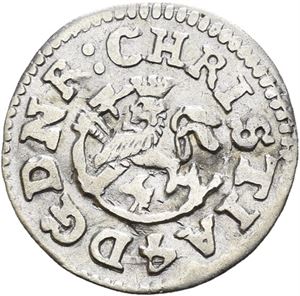 CHRISTIAN IV 1588-1648, CHRISTIANIA, 2 skilling 1642. S.56