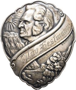 Jakkemerke – Bj. Bjørnsson, midnattssol over Nordkapp