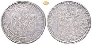 Sachsen, Christian II, Johann Georg I & August, 2 taler 1601. Dresden