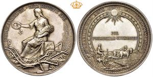 Smaalenenes Amts Landhusholdningsselskab. For fortjenstlig virksomhed.