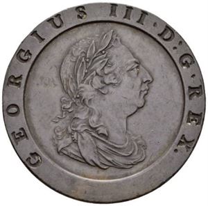 George III, 2 pence 1797 (Cartwheel)