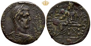 PHRYGIA, Synnada. Macrinus. AD 217-218. Æ Hexassarion? (31 mm, 15,21 g).