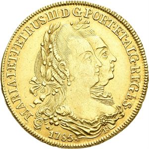Maria I & Pedro III, 6400 reis 1785