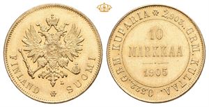 10 markkaa 1905 L