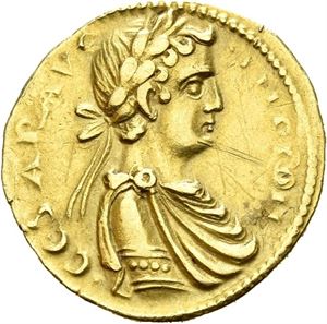 Sicilia, Frederico II 1198-1250, 1/2 augustalis, Brindisi 1231-1250 (2,61 g). Små riper/minor scratches