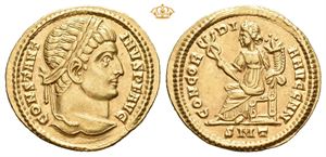 Constantine I, AD 307/310-337. AV solidus (4,56 g; 20,5 mm)