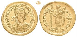 Basiliscus and Marcus, AD 475-476. AV solidus (20,5 mm; 4,45 g)