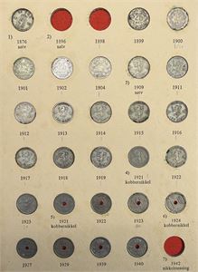 25 øresamling i Siegalbum, nær komplett