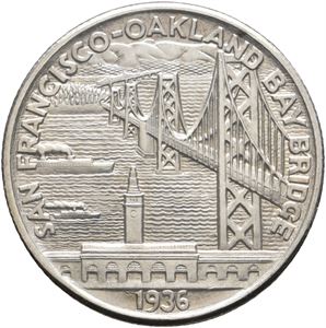 1/2 Dollar San Francisco - Oakland bridge 1936