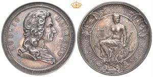 Ludvig Holberg 1684-1754. Sølv