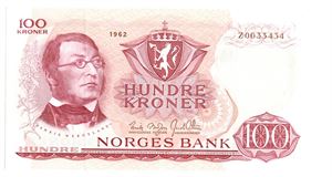 100 kroner 1962. Z0033434