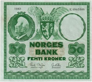 50 kroner 1961. E1945348