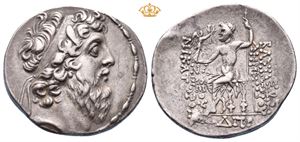 SELEUKID KINGS of SYRIA. Demetrios II Nikator, second reign, 129-126/5 BC. AR tetradrachm (16,52 g)