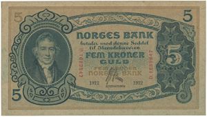 5 kroner 1912. D.1689847.
