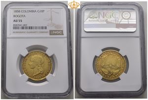 10 Pesos 1858