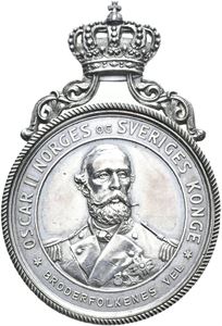 Norge, Oscar II. Belønning for fortjenstlig virksomhet 6. juni 1882.