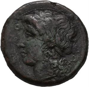 CAMPANIA, Cales. Circa 280-260 BC. Æ (20 mm; 6,78 g)