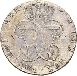 CHRISTIAN VII 1766-1808, KONGSBERG, 24 skilling 1788. S.10