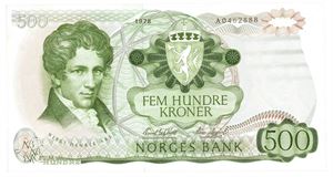 500 kroner 1978. A0462888.